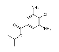 propan-2-yl 3,5-diamino-4-chlorobenzoate Structure