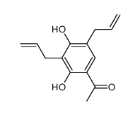 1.5-Diphenyl-4-cyan-epidithio-Δ1.3-pentadienon-(5) Structure