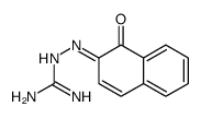 2-[(E)-(1-oxonaphthalen-2-ylidene)amino]guanidine Structure