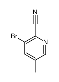 3-bromo-5-methylpyridine-2-carbonitrile structure