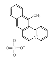 Naphtho[2,3-a]quinolizinium, 13-methyl- perchlorate structure