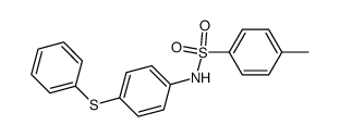 4'-Phenylthio-4-toluolsulfanilid结构式