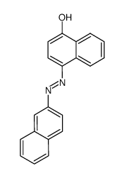 4-hydroxynaphthylazo-2'-naphthalene结构式