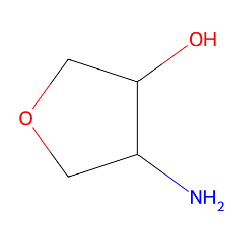 3-Furanol,4-aminotetrahydro-,(3R,4R)-rel-(9CI)结构式