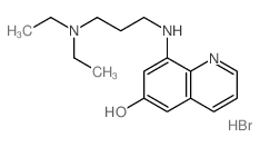 8-(3-diethylaminopropylamino)quinolin-6-ol structure