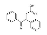 3,4-diphenyl-4-oxo-2-butenoic acid Structure