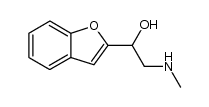 1-(benzofuran-2-yl)-2-(methylamino)ethanol结构式