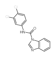 1H-Benzimidazole-1-carboxamide,N-(3,4-dichlorophenyl)- structure