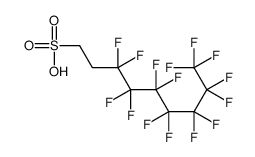 3,3,4,4,5,5,6,6,7,7,8,8,9,9,9-Pentadecafluoro-1-nonanesulfonic acid结构式