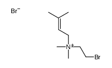 2-bromoethyl-dimethyl-(3-methylbut-2-enyl)azanium,bromide结构式