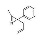 3-methyl-2-phenyl-2-prop-2-enylazirine Structure