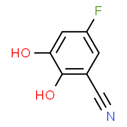 Benzonitrile, 5-fluoro-2,3-dihydroxy- (9CI)结构式