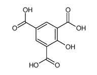 1-Hydroxybenzene-2,4,6-tricarboxylic acid Structure