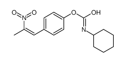 [4-(2-nitroprop-1-enyl)phenyl] N-cyclohexylcarbamate结构式