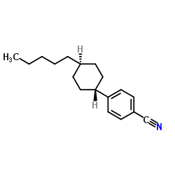 4-(trans-4-Pentylcyclohexyl)benzonitrile Structure