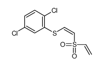 1,4-dichloro-2-(2-ethenylsulfonylethenylsulfanyl)benzene Structure