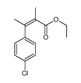 ethyl 3-(4-chlorophenyl)-2-methylbut-2-enoate Structure