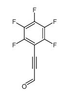 3-(2,3,4,5,6-pentafluorophenyl)prop-2-ynal Structure