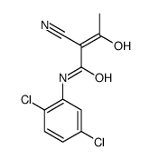 2-cyano-N-(2,5-dichlorophenyl)-3-hydroxybut-2-enamide结构式