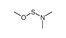 N-methoxysulfanyl-N-methylmethanamine Structure