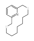 3,11-dithia-17-azabicyclo[11.3.1]heptadeca-1(17),13,15-triene结构式