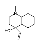 4-ethenyl-1-methyl-2,3,4a,5,6,7,8,8a-octahydroquinolin-4-ol Structure