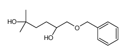 (2S)-5-methyl-1-phenylmethoxyhexane-2,5-diol结构式