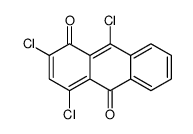 2,4,9-trichloroanthracene-1,10-dione Structure