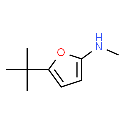 2-Furanamine,5-(1,1-dimethylethyl)-N-methyl- Structure