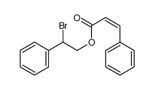 (2-bromo-2-phenylethyl) 3-phenylprop-2-enoate结构式