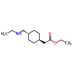 反式-[4-[(N-乙基氨基)甲基]环己基]乙酸乙酯图片