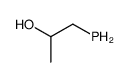 (2-Hydroxypropyl)phosphan Structure