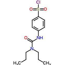 4-(3,3-DIPROPYL-UREIDO)-BENZENESULFONYL CHLORIDE Structure