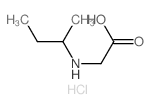 Glycine,N-(1-methylpropyl)-, hydrochloride (9CI) structure