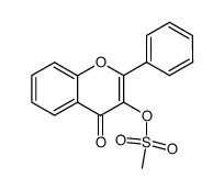 3-mesyloxyflavone结构式