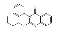 2-butoxy-3-phenylquinazolin-4-one Structure