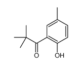 1-(2-hydroxy-5-methylphenyl)-2,2-dimethylpropan-1-one Structure