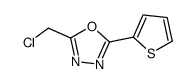 2-(chloromethyl)-5-thiophen-2-yl-1,3,4-oxadiazole图片