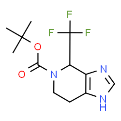 4-TRIFLUOROMETHYL-1,4,6,7-TETRAHYDRO-IMIDAZO[4,5-C]PYRIDINE-5-CARBOXYLIC ACID TERT-BUTYL ESTER Structure