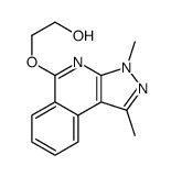 2-(1,3-dimethylpyrazolo[3,4-c]isoquinolin-5-yl)oxyethanol结构式