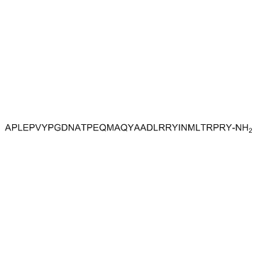 Pancreatic Polypeptide (human) trifluoroacetate salt Structure