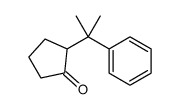 2-(2-phenylpropan-2-yl)cyclopentan-1-one Structure