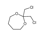 2,2-Bis(chloromethyl)-1,3-dioxacycloheptane Structure