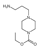 3-(4-ETHOXYCARBONYLPIPERAZINYL)PROPANAMINE structure