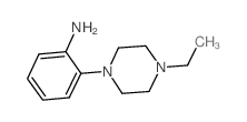 2-(4-乙基-哌嗪-1-基)-苯胺结构式