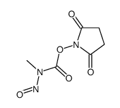 (2,5-dioxopyrrolidin-1-yl) N-methyl-N-nitrosocarbamate picture