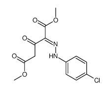 dimethyl 1-(4-chlorophenyl)hydrazono-2-oxopropane-1,3-dicarboxylate结构式