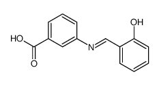 N-salicylidene-3-carboxyaniline结构式