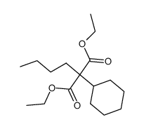 butyl-cyclohexyl-malonic acid diethyl ester Structure