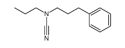 (3-phenyl-propyl)-propyl-carbamonitrile Structure